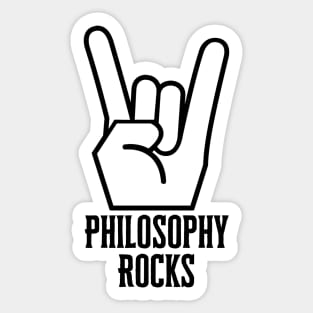 Philosophy Rocks Sticker
